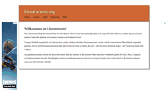 Desktop Screenshot of literaturnetz.org